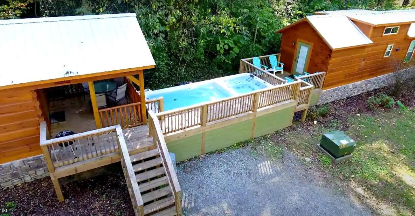 River Cabin Hot Tub & Swim Spa Near Downtown Chattanooga Kültér fotó